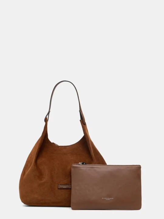 Zdjęcie produktu Gianni Chiarini torebka shopper damska skórzana DUA brązowy