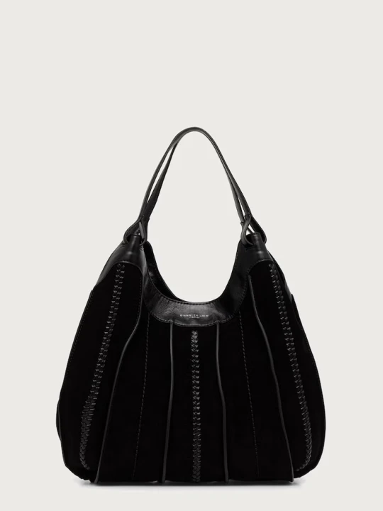 Zdjęcie produktu Gianni Chiarini torebka shopper damska zamszowa DUA czarny