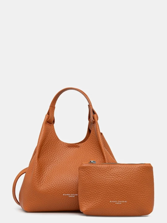 Zdjęcie produktu Gianni Chiarini torebka crossbody damska skórzana DUA pomarańczowy
