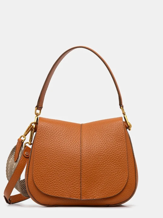 Zdjęcie produktu Gianni Chiarini torebka crossbody damska skórzana HELENA ROUND pomarańczowy