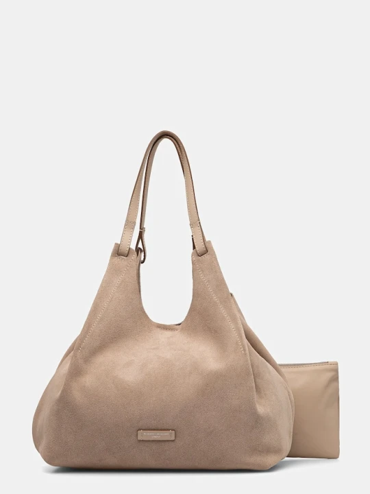 Zdjęcie produktu Gianni Chiarini torebka shopper damska zamszowa DUA beżowy