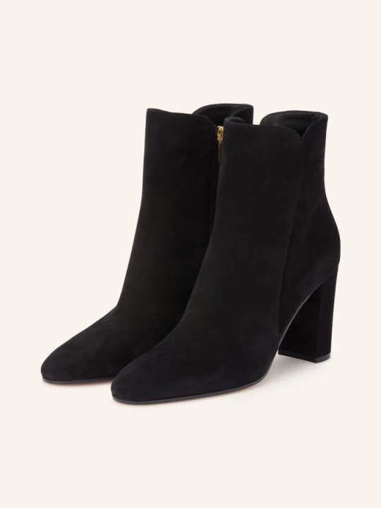 Zdjęcie produktu Gianvito Rossi Botki Camoscio schwarz CZARNY
