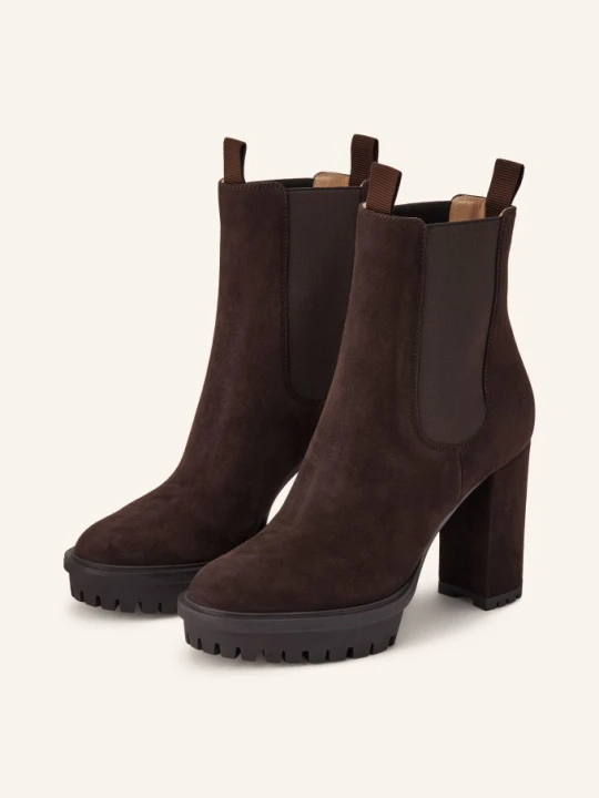 Zdjęcie produktu Gianvito Rossi Botki Chelsea Barry braun CIEMNOBRĄZOWY