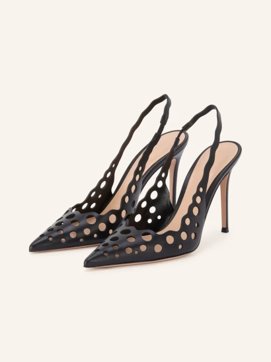 Zdjęcie produktu Gianvito Rossi Czółenka Z Wycięciami schwarz CZARNY