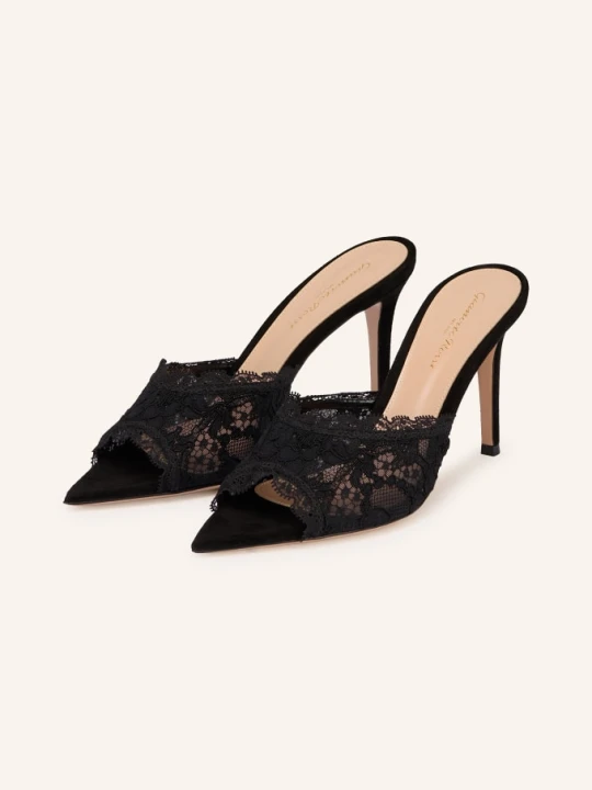 Zdjęcie produktu Gianvito Rossi Klapki Claudia schwarz CZARNY