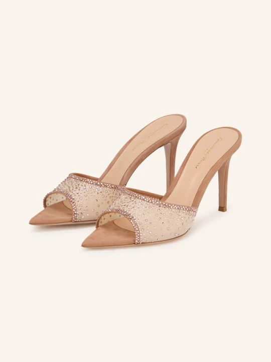 Zdjęcie produktu Gianvito Rossi Klapki Rania rosa BLADORÓŻOWY