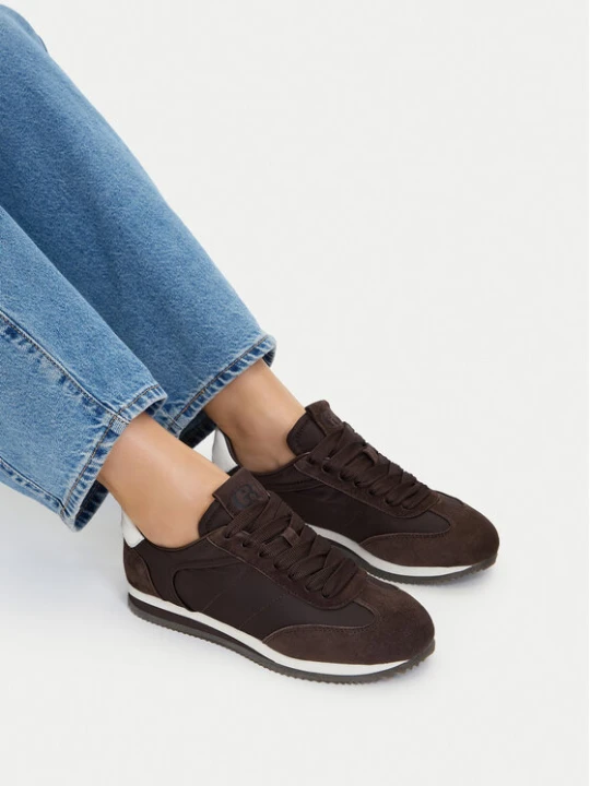 Zdjęcie produktu GINO ROSSI Sneakersy C-7657D Brązowy ciemny