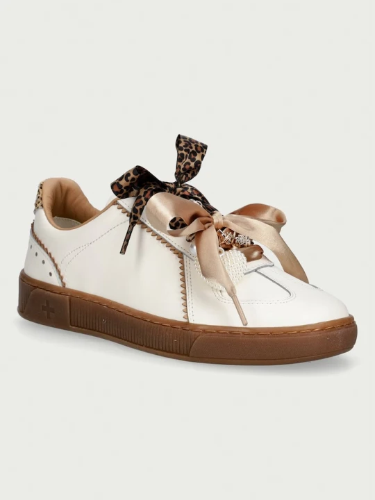 Zdjęcie produktu Gio+ Blue sneakersy damskie skórzane beżowy