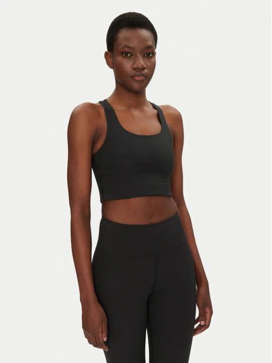 Zdjęcie produktu Girlfriend Collective Biustonosz sportowy Rib Paloma 1028 Czarny