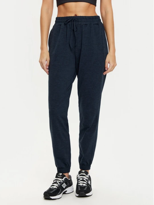 Zdjęcie produktu Girlfriend Collective Spodnie dresowe ReSet 6016 Granatowy Slim Fit