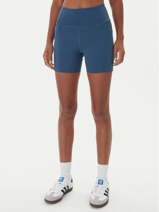 Zdjęcie produktu Girlfriend Collective Szorty sportowe Pocket Run 4037 Granatowy Slim Fit