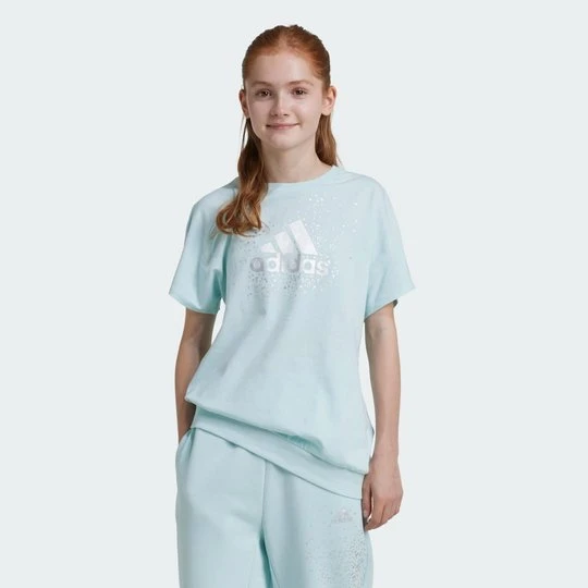 Zdjęcie produktu Girls Glam T-Shirt (Gender Neutral) Adidas Halo Mint