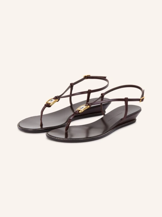 Zdjęcie produktu Giuseppe Zanotti Design Klapki Amhelia Z Kamieniami Ozdobnymi braun