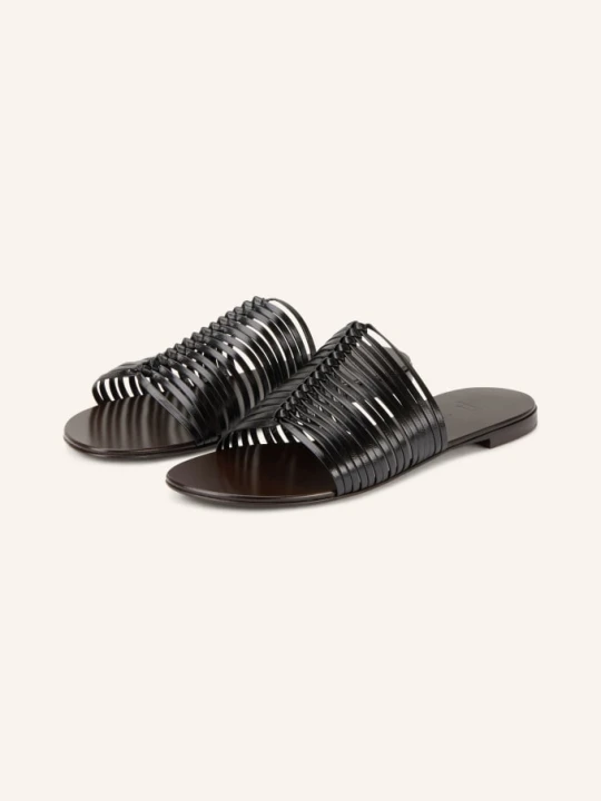 Zdjęcie produktu Giuseppe Zanotti Design Klapki Savoia schwarz CZARNY