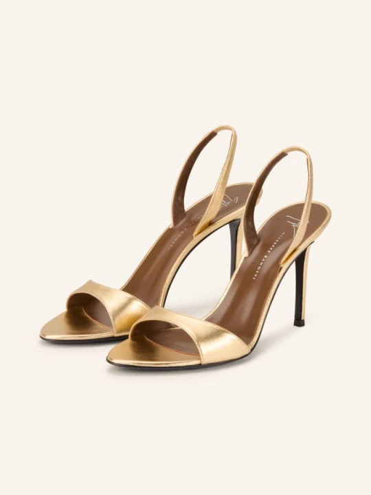 Zdjęcie produktu Giuseppe Zanotti Design Sandały Na Obcasie Muse gold