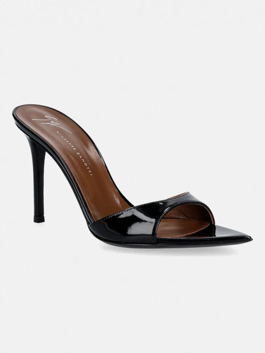 Zdjęcie produktu Giuseppe Zanotti klapki skórzane Intrigo czarny