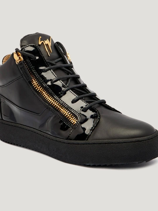Zdjęcie produktu Giuseppe Zanotti Skórzane sneakersy KRISS czarny