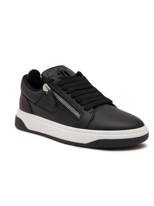 Zdjęcie produktu Giuseppe Zanotti Skórzane sneakersy TALOGO czarny