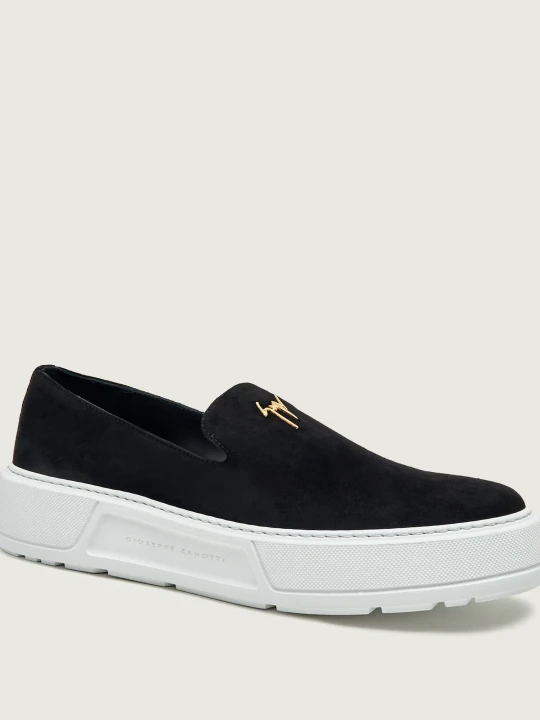 Zdjęcie produktu Giuseppe Zanotti Slip on Redford | zamsz czarny