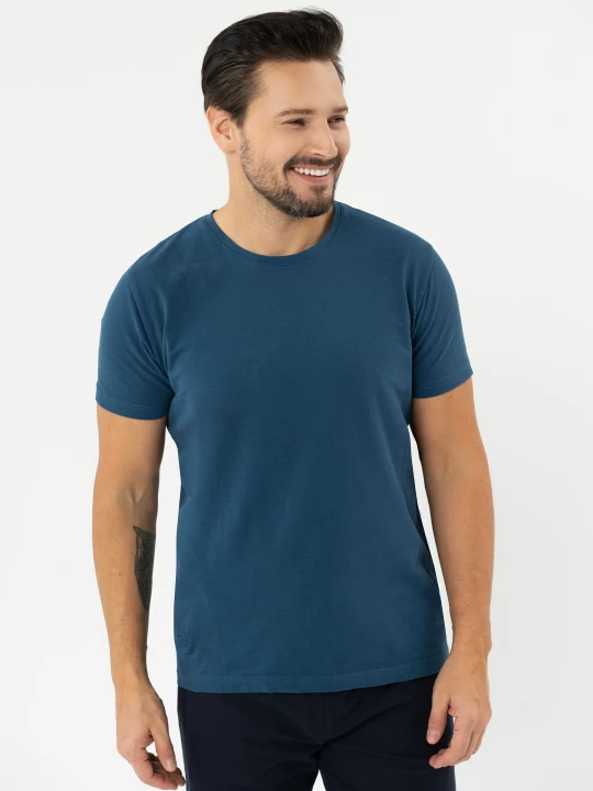 Zdjęcie produktu Gładka koszulka TM-MODE Volcano Denim