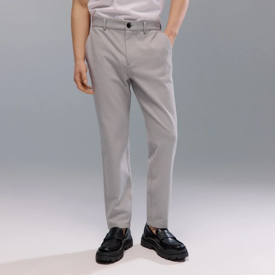 Zdjęcie produktu Szare spodnie chino fit House