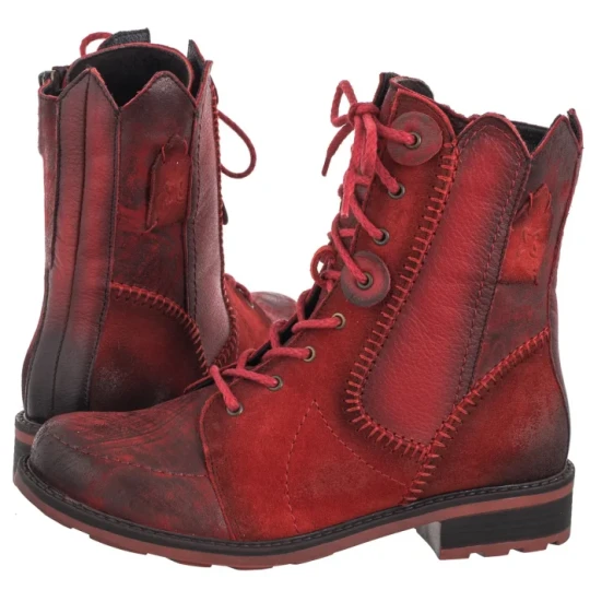 Zdjęcie produktu Glany Czerwone 06719-08 / 00-8 (MA1260-a) Maciejka