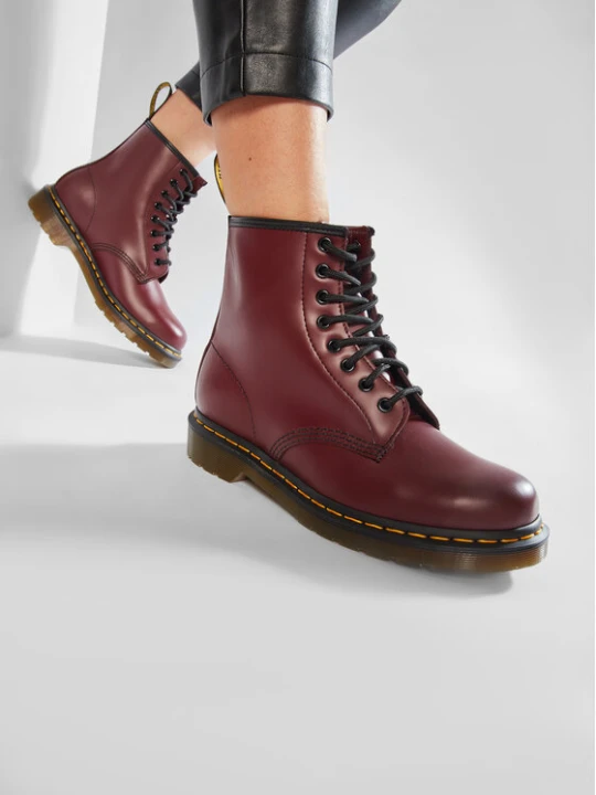 Zdjęcie produktu Glany Dr. Martens 1460 Smooth 11822600 Bordowy