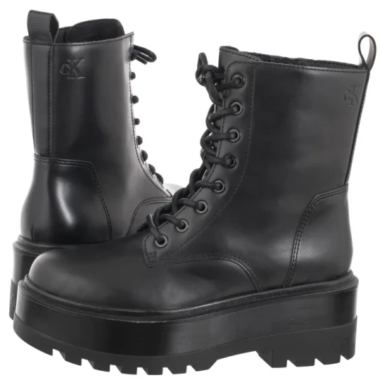 Zdjęcie produktu Glany Flatform High Lace Up Mg Dl Triple Black YW0YW01535 0GJ (CK568-a) Calvin Klein