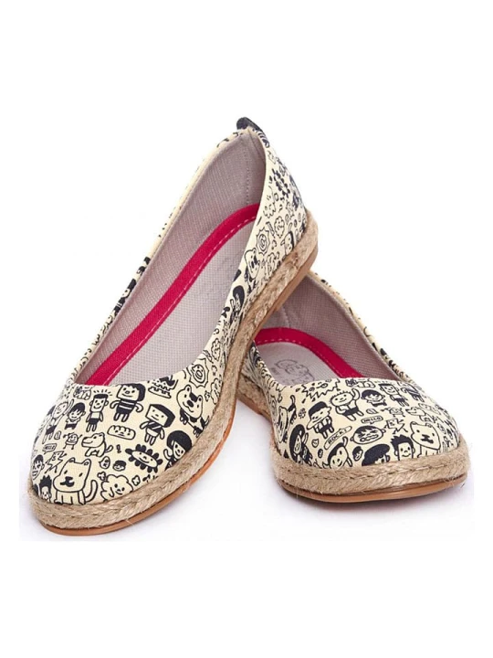 Zdjęcie produktu Goby Espadryle w kolorze czarno-kremowym rozmiar: 41