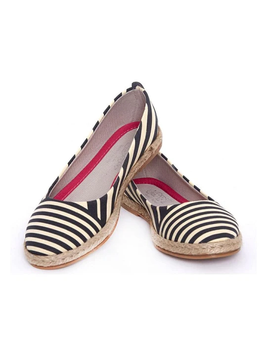 Zdjęcie produktu Goby Espadryle w kolorze czarno-kremowym rozmiar: 36