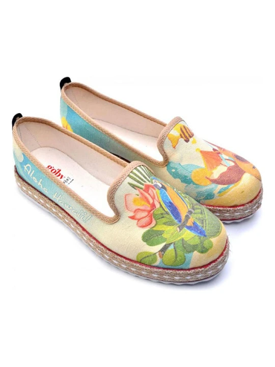 Zdjęcie produktu Goby Espadryle ze wzorem rozmiar: 38