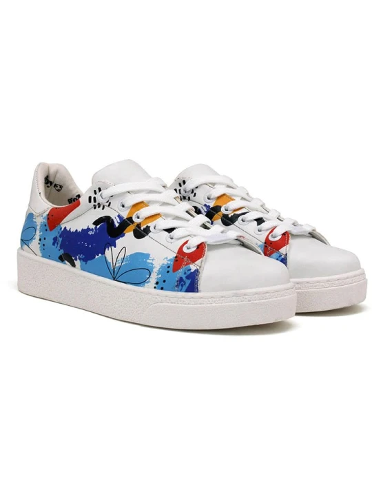 Zdjęcie produktu Goby Sneakersy w kolorze biało-błękitno-czerwonym rozmiar: 41
