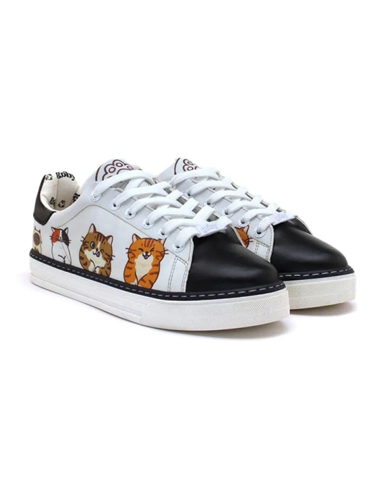 Zdjęcie produktu Goby Sneakersy w kolorze biało-czarnym rozmiar: 37