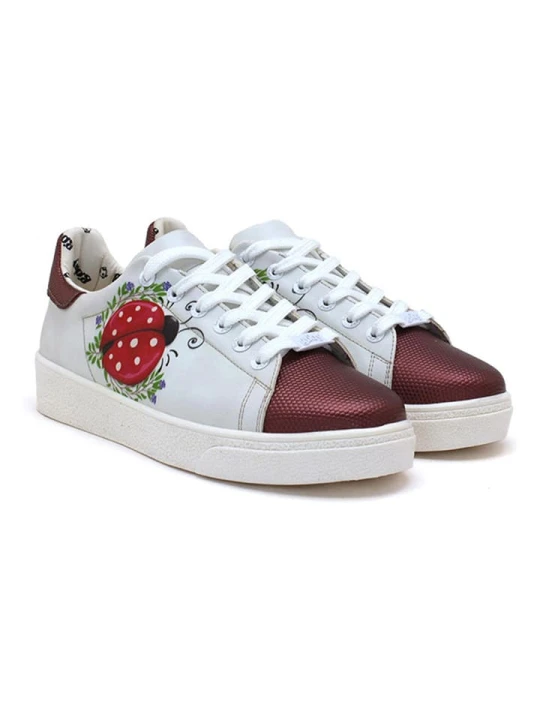 Zdjęcie produktu Goby Sneakersy w kolorze biało-czerwonym rozmiar: 40