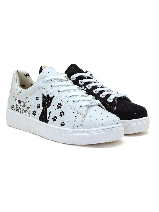 Zdjęcie produktu Goby Sneakersy w kolorze czarno-białym rozmiar: 40