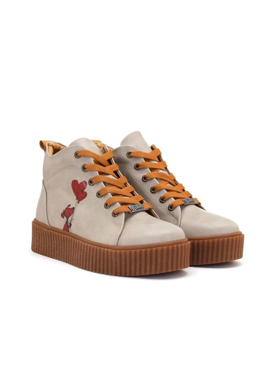 Zdjęcie produktu Goby Sneakersy w kolorze kremowym rozmiar: 40