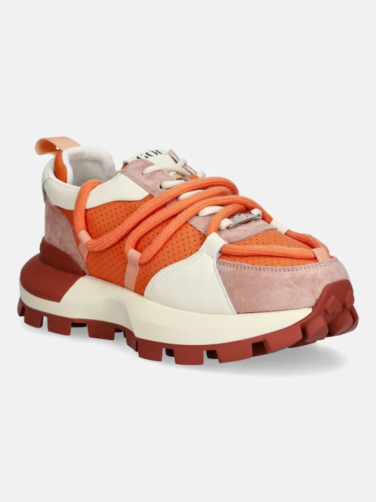 Zdjęcie produktu Goe TT2N4020 sneakersy damskie skórzane pomarańczowy