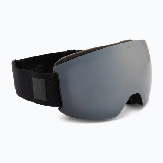 Zdjęcie produktu Gogle narciarskie 4F U043 deep black / silver mirror smoke