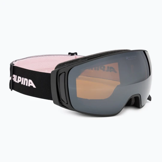 Zdjęcie produktu Gogle narciarskie Alpina Double Jack Mag Q-Lite black/rose matt/mirror black