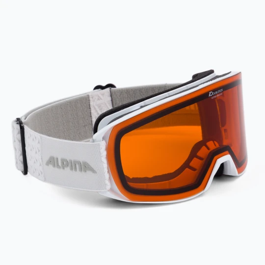 Zdjęcie produktu Gogle narciarskie Alpina Nakiska white matt / orange