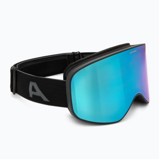 Zdjęcie produktu Gogle narciarskie Alpina Slope Q-Lite black/black matt/blue