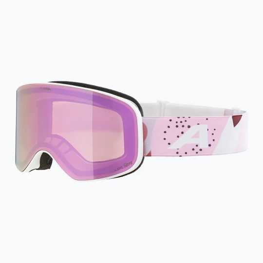 Zdjęcie produktu Gogle narciarskie Alpina Slope Q-Lite white / rose matt