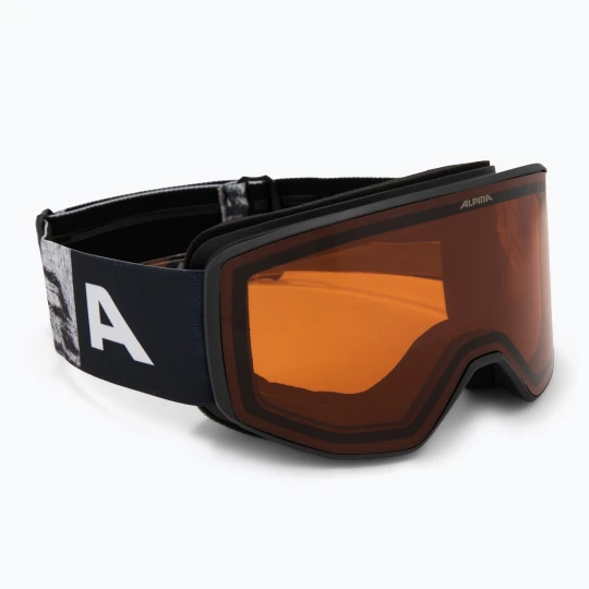 Zdjęcie produktu Gogle narciarskie Alpina Venet black/glacier matt/orange