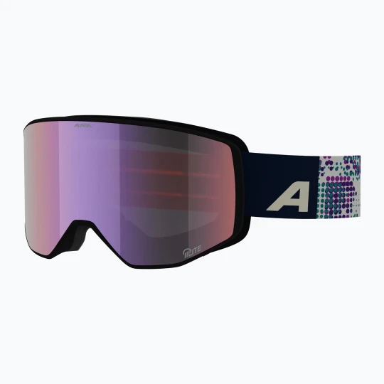 Zdjęcie produktu Gogle narciarskie Alpina Venet M Q-Lite white / lilac matt
