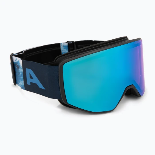 Zdjęcie produktu Gogle narciarskie Alpina Venet Q-Lite black / blue matt / blue
