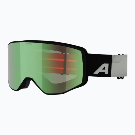 Zdjęcie produktu Gogle narciarskie Alpina Venet Q-Lite black / green matt