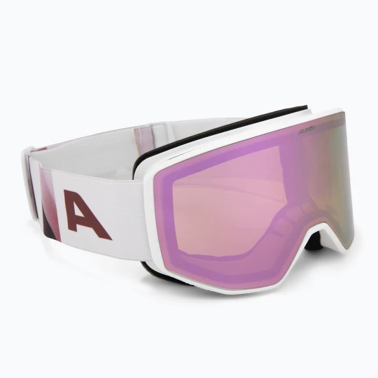 Zdjęcie produktu Gogle narciarskie Alpina Venet Q-Lite white/rose matt/rose