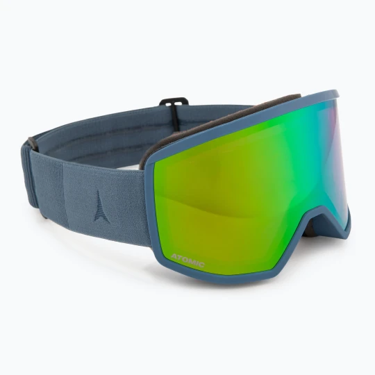 Zdjęcie produktu Gogle narciarskie Atomic Four HD deep ocean/green hd Granatowy