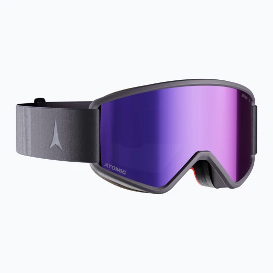 Zdjęcie produktu Gogle narciarskie Atomic Savor M Stereo iron ore / purple stereo Szary