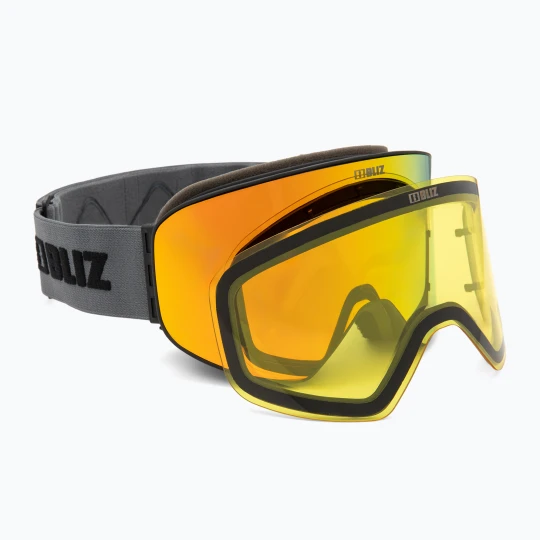 Zdjęcie produktu Gogle narciarskie Bliz Flow matt black / brown gold multi / yellow